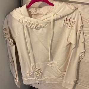 Alo yoga cream hoodie